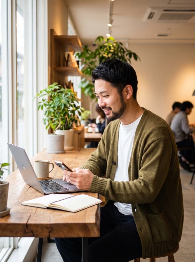 リモートで営業活動に取り組む営業パートナー